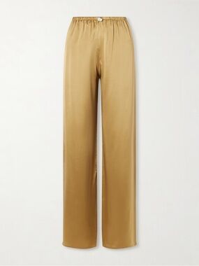 Sara Cristina NY Playa Pants in Camel Silk - BNWT